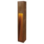 SLV Slot 80 Lampadaires Salon Acier Rouille | Extérieur - IP44 - Convient pour 1x E27 