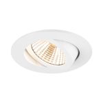 SLV New Tria 68 Spot Aluminium Blanc Rond 8.3W 705lm 38D - 927 Blanc Très Chaud | Diamètre 68mm -  Meilleur Rendu Des Couleurs - Dimmable 