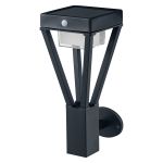 Ledvance LED Applique Murale Extérieur Endura Style Noir 6W 550lm - 830 Blanc Chaud | IP44 - Détecteur de Mouvement et de Lumière