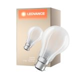 Ledvance Classic LED B22d Poire Filament Dépolie 11W 1521lm - 927 Blanc Très Chaud | Meilleur Rendu Des Couleurs - Dimmable - Équivalent 100W - Pack Consommateur