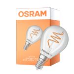 Osram Vintage 1906 LED Classic Slim E14 Poire Filament Claire 4.6W 470lm - 927 Blanc Très Chaud | Meilleur Rendu Des Couleurs - Dimmable - Équivalent 40W