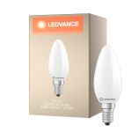 Ledvance Classic LED E14 Bougie Dépolie 5.9W 806lm - 827 Blanc Très Chaud | Équivalent 60W