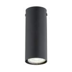 Emibig Plafonnier Tecno Acier Noir | Convient pour 1x GU10 - Max 8W