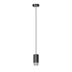Emibig Suspension Luminaire Fumiko Acier Noir | Convient pour 1x GU10 - Max 10W