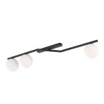 Emibig Plafonnier Naton Acier Noir | Convient pour 3x E14 - Max 10W