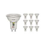 Lot 10x Noxion Spot LED GU10 PAR16 5.5W 560lm 36D - 830 Blanc Chaud | Équivalent 75W