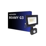 Noxion Projecteur LED Beamy G3.1 Noir 20W 2200lm 100D - 840 Blanc Froid | IP44 - Détecteur de Mouvement et de Lumière - Symétrique 
