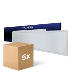 Lot 5x Noxion Panneau LED Ecowhite V4.0 28W 3360lm - 830-840-865 CCT | 120x30cm - UGR <19
