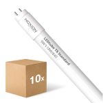Lot 10x Noxion Tube LED T8 Avant (EM/Direct 230V) Standard Output 7.5W 900lm - 840 Blanc Froid | 60cm - Équivalent 18W