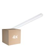 Lot 4x Philips Réglette LED CoreLine Blanc 25W/37W 3500lm/5200lm - 830-840 CCT| 150cm - Équivalent 2x58W