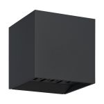 Eglo Applique Murale Calpi 2 Aluminium Anthracite Up & Down 3.3W 340lm - 830 Blanc Chaud | IP54