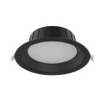 Noxion Downlight LED Hera Moyen Encastré Noir 21W 2400lm 100D - 827-830-840 CCT | 226mm - Diamètre 200mm