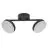 Ledvance LED Decor Spot Moon Acier Noir 10W 560lm - 830 Blanc Chaud