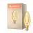 Ledvance Vintage 1906 LED E14 Bougie Dorée 2.5W 220lm - 824 Blanc Très Chaud | Équivalent 25W