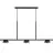 Nordlux Contina Suspension Luminaire Métal 3-Spot Noir | Convient pour 3x G9