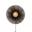 Good&Mojo Applique Murale Kalimantan Bambou Noir M | Convient pour 1x E27 