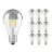 Lot 10x Ledvance  Classic LED E27 Poire Filament Miroir 6.5W 650lm - 827 Blanc Très Chaud | Équivalent 50W