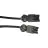 Noxion GST - Compatible Câble d’extension Noir - Mâle + Femelle - 3m - 3 pole 1,5mm2