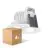 Lot 4x Ledvance Spot LED Adjust Aluminium Blanc 8W 720lm 36D - 940 Blanc Froid | Diamètre 68mm - IP20 - Meilleur rendu des couleurs - Dimmable