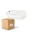 Lot 4x  Philips LED Sécurité Coreline BWC110 Blanc 9W 900lm - 830 Blanc Chaud | 242x110mm - IP54 - Détecteur De Lumière