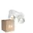 Lot 6x Nordlux Pitcher Spot Métal Blanc | Convient pour 2x GU10