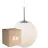 Lot 6x Nordlux Suspension luminaire Cafe 30 E27 Argent - Verre | Max. 25W
