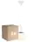 Lot 6x Nordlux Café Suspension Luminaire Verre Blanc | Convient pour E27