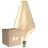 Lot 6x Calex XXL Vienna Dorée LED E27 Filament 4W 320lm- 822 Blanc Très Chaud | Dimmable