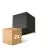 Lot 2x D'Lite Applique Murale Elingen Aluminium Noir Up & Down 2.9W 170lm - 830 Blanc Chaud | IP65 - À Piles - Détecteur De Lumière