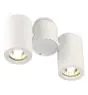 SLV Enola B Mur et Plafonnier Aluminium Blanc | Convient pour 2x GU10 
