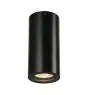 SLV Enola B Plafonnier Aluminium Noir Rond | Convient pour 1x GU10 +G28:G427