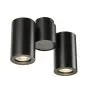 SLV Enola B Mur et Plafonnier Aluminium Noir | Convient pour 2x GU10 