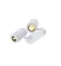 SLV Enola B Mur et Plafonnier Aluminium Blanc | Convient pour 2x GU10 