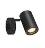 SLV Enola B Applique Murale Aluminium Noir | Convient pour 1x GU10 