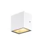 SLV Sitra Cube Applique Murale Aluminium Blanc 11W 1270lm - 840 Blanc Froid | Extérieur - IP65