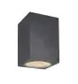 SLV Enola L Plafonnier Aluminium Gris Carré 36W 3500lm 38D - 930-940 CCT | Extérieur - IP65 - Meilleur Rendu Des Couleurs
