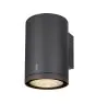 SLV Enola L Applique Murale Aluminium Gris Rond 36W 3700lm - 930-940 CCT | Extérieur - IP65 - Meilleur Rendu Des Couleurs