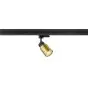 SLV Spot Sur Rail Puri 2.0 3 Phases  Aluminium Noir Dorée | Convient pour 1x GU10 - Dimmable