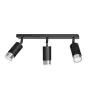 Emibig Plafonnier Hiro Acier Noir | Convient pour 3x GU10 - Max 10W