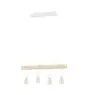 Eglo Suspension Luminaire Townshend Acier Blanc Bois | IP20 - Convient pour 4x E27 