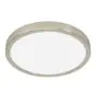 Eglo Plafonnier Fueva 6 Acier Nickel Satiné 14.2W 2000lm - 827-840-865 CCT