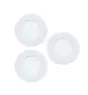 Lot 3x Eglo Encastré Spot Fueva 6 Plastique Blanc 11.1W 1350lm - 827-840-865 CCT