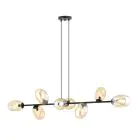 Emibig Suspension Luminaire Pandora Acier Noir | Convient pour 8x E14 - Max 10W