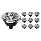 Lot 10x Noxion Lucent Spot LED GU10 AR111 15W 850lm 40D - 930 Blanc Chaud | Meilleur Rendu Des Couleurs - Dimmable -  Équivalent 75W
