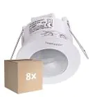 Lot 8x Thorgeon Capteur de mouvement PIR Blanc | IP20 | 6M | Max 800W