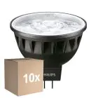 Lot 10x Philips Master LED Spot GU5.3 MR16 6.7W 460lm 24D - 940 Blanc Froid | Meilleur rendu des couleurs - Dimmable - Équivalent 35W