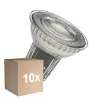 Lot 10x Ledvance Spot LED GU10 PAR16 6.1W 575lm 36D - 930 Blanc Chaud | Meilleur Rendu Des Couleurs - Dimmable - Équivalent 80W
