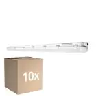 Lot 10x Ledvance Réglette LED Étanche Imperméable 46W 6400lm - 840 Blanc Froid | 150cm