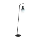 Eglo Lampadaires Salon Cranley Acier Noir | IP20 - Convient pour 1x E27 