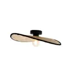 Eglo Plafonnier Marywell Acier Noir | IP20 - Convient pour 1x E27 